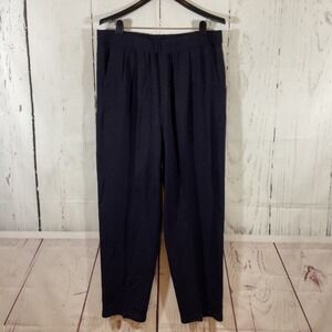 Toula Wool Blend Santana Knit Pull On Dress Pants Women‎ 18 Relaxed Purple